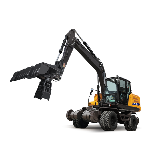 XY150ST railway wheeled sleeper changing machine